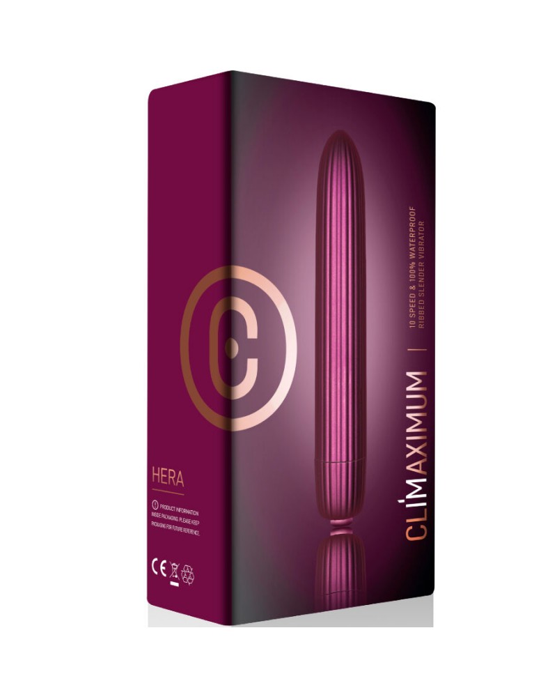 CLIMAXIMUM - VIBRATORE A PROIETTILE TESTURIZZATO HERA