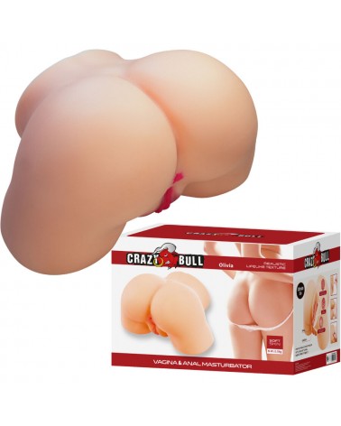 CRAZY BULL - OLIVIA REALISTICO SEDERE FEMMINILE VAGINA E ANALE 5,5 KG