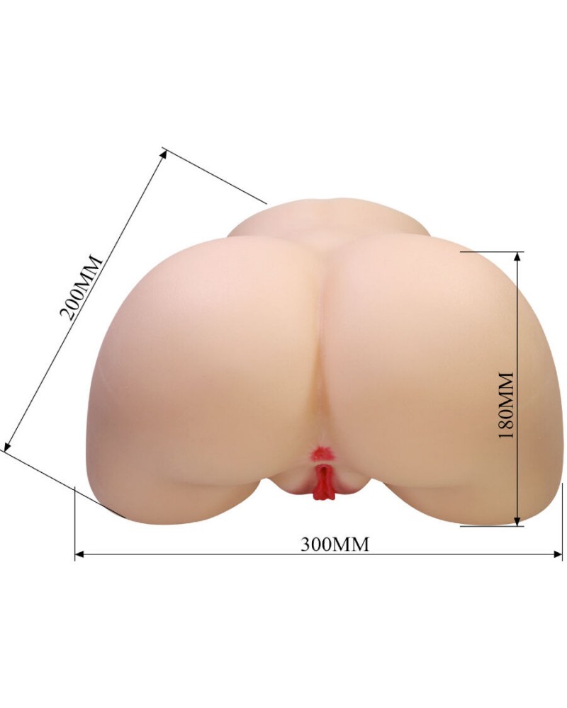 CRAZY BULL - OLIVIA REALISTICO SEDERE FEMMINILE VAGINA E ANALE 5,5 KG