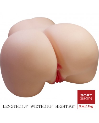 CRAZY BULL - JULIA REALISTICA FEMMINILE SEDERE VAGINA E ANALE 11 KG