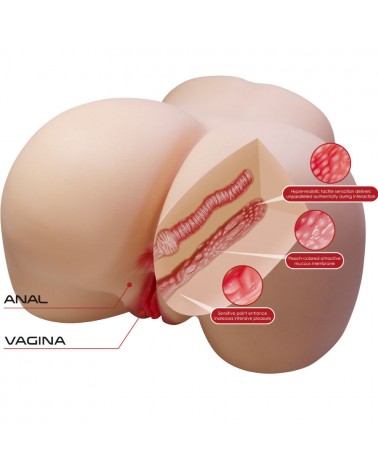 CRAZY BULL - JULIA REALISTICA FEMMINILE SEDERE VAGINA E ANALE 11 KG
