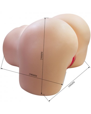 CRAZY BULL - JULIA REALISTICA FEMMINILE SEDERE VAGINA E ANALE 11 KG