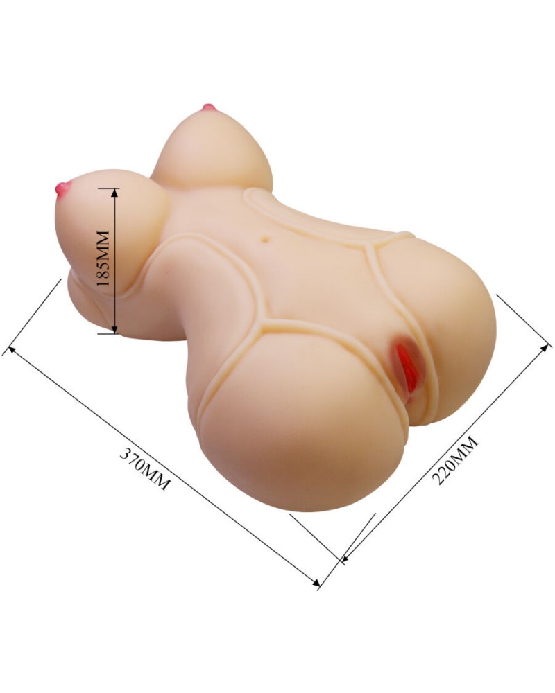 CRAZY BULL - DIANA TORSO FEMMINILE REALISTICO VAGINA E ANALE 5 KG