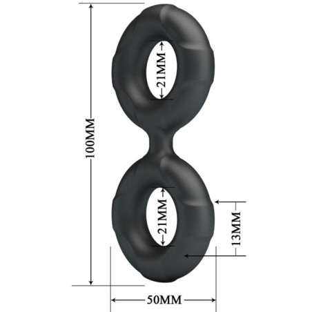 CRAZY BULL - RADWAN DOPPIO ANELLO IN SILICONE MODELLO 19