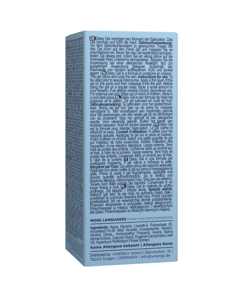 MISTER SIZE - GEL RITARDO 50 ML