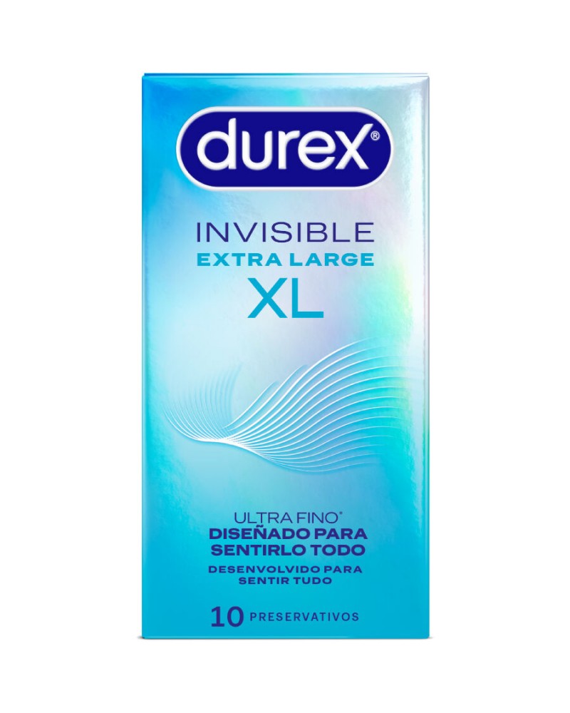 DUREX - PRESERVATIVI INVISIBILI XL 10 UNITÀ