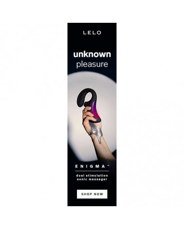 LELO - MASSAGGIATORE STIMOLAZIONE DOPPIA ASPIRAZIONE ENIGMA NERO