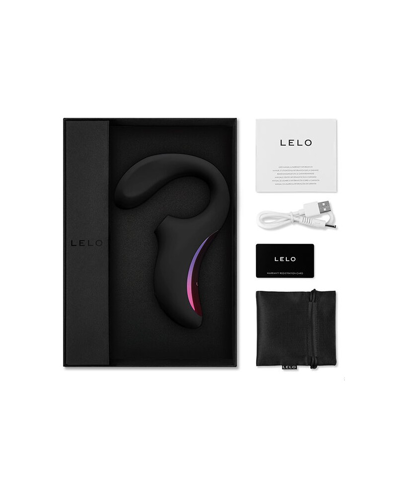 LELO - MASSAGGIATORE STIMOLAZIONE DOPPIA ASPIRAZIONE ENIGMA NERO
