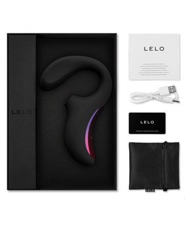 LELO - MASSAGGIATORE STIMOLAZIONE DOPPIA ASPIRAZIONE ENIGMA NERO