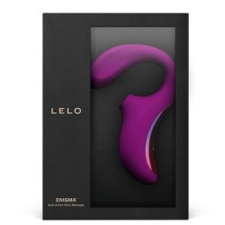 LELO - ENIGMA MASSAGGIATORE A DOPPIA ASPIRAZIONE ROSA PROFONDA 2