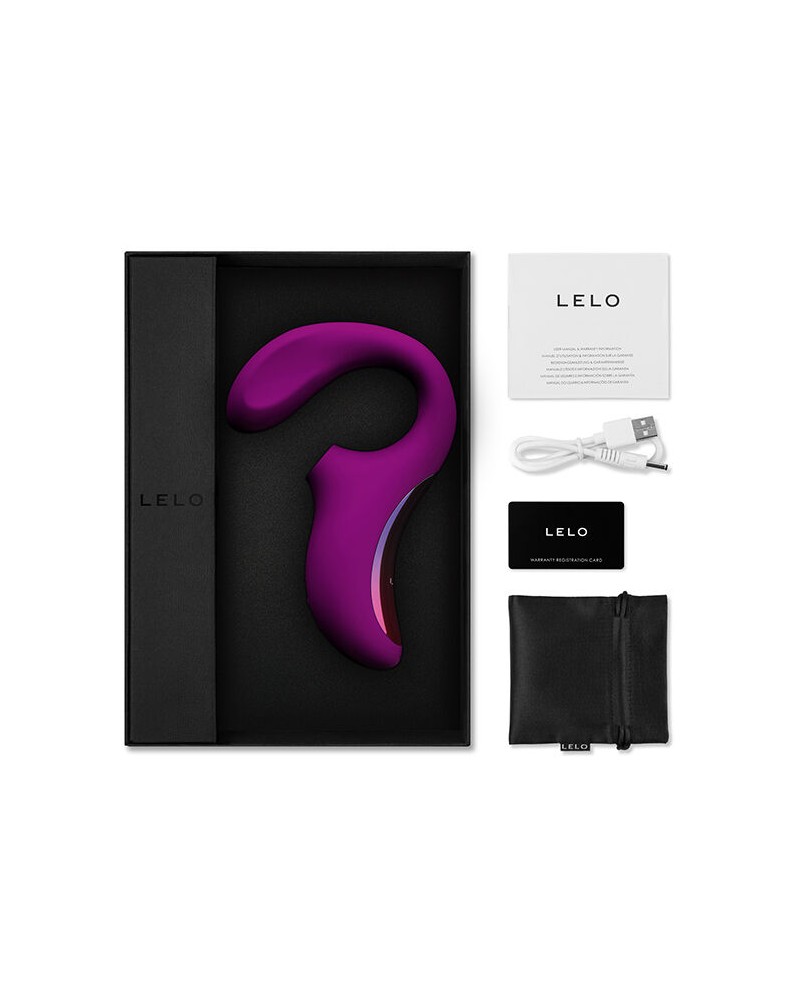 LELO - ENIGMA MASSAGGIATORE A DOPPIA ASPIRAZIONE ROSA PROFONDA
