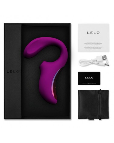LELO - ENIGMA MASSAGGIATORE A DOPPIA ASPIRAZIONE ROSA PROFONDA