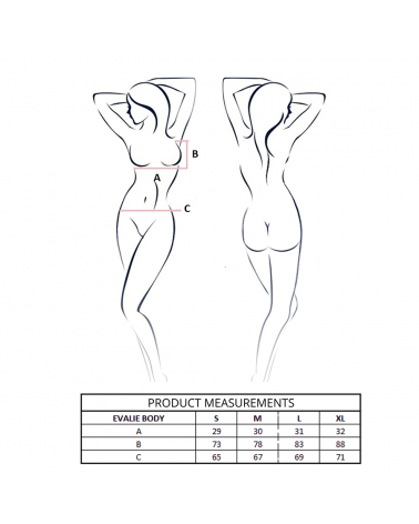 PASSION - EVALIE BODY NERO L/XL