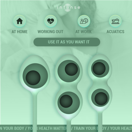 INTENSE - KIT PALLINE KEGEL CHARLI VERDE CHIARO