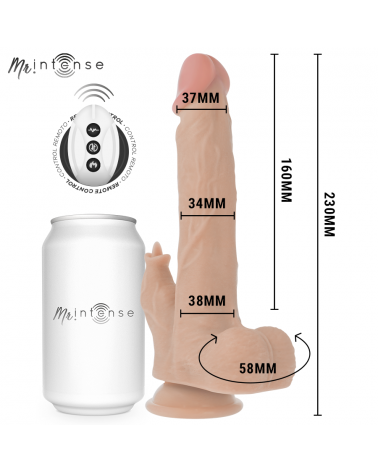 MR INTENSE - REDFORD PENE REALISTICO TELECOMANDO 23 CM -O- 3,5 CM