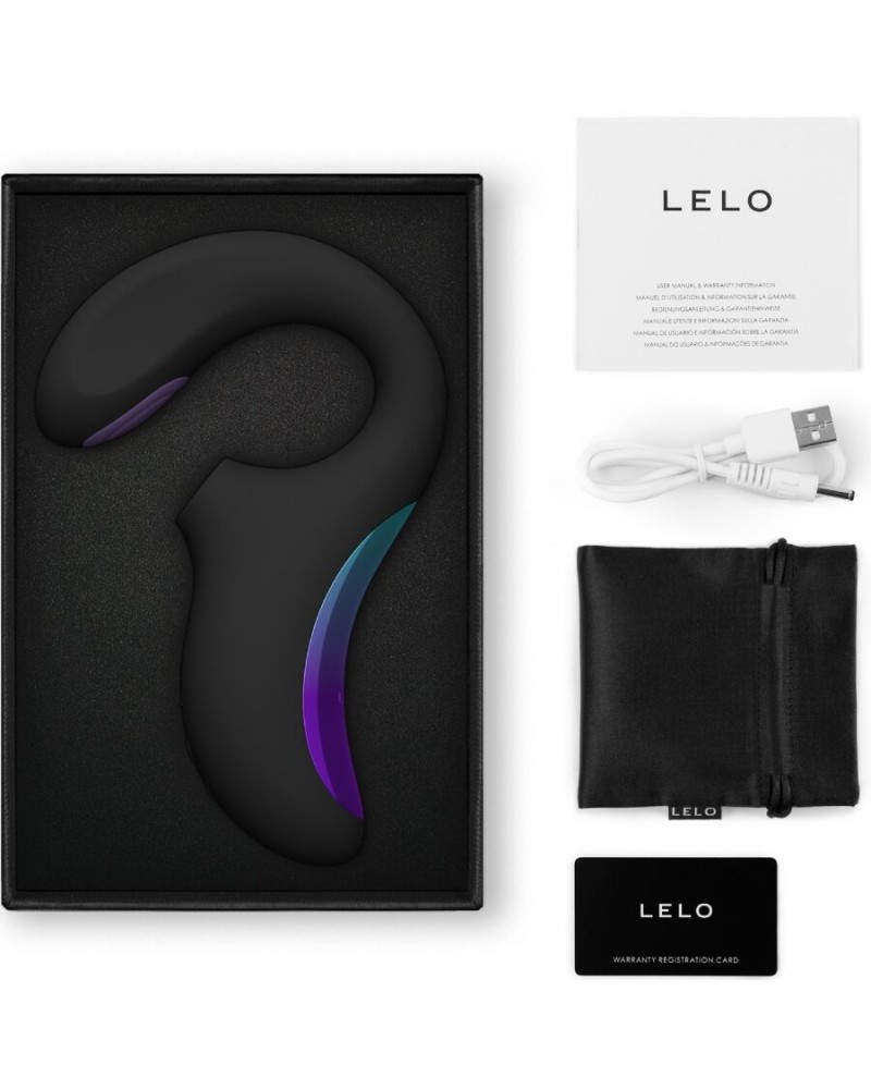 LELO - ENIGMA DOUBLE SONIC VIBRATOR POINT G NERO