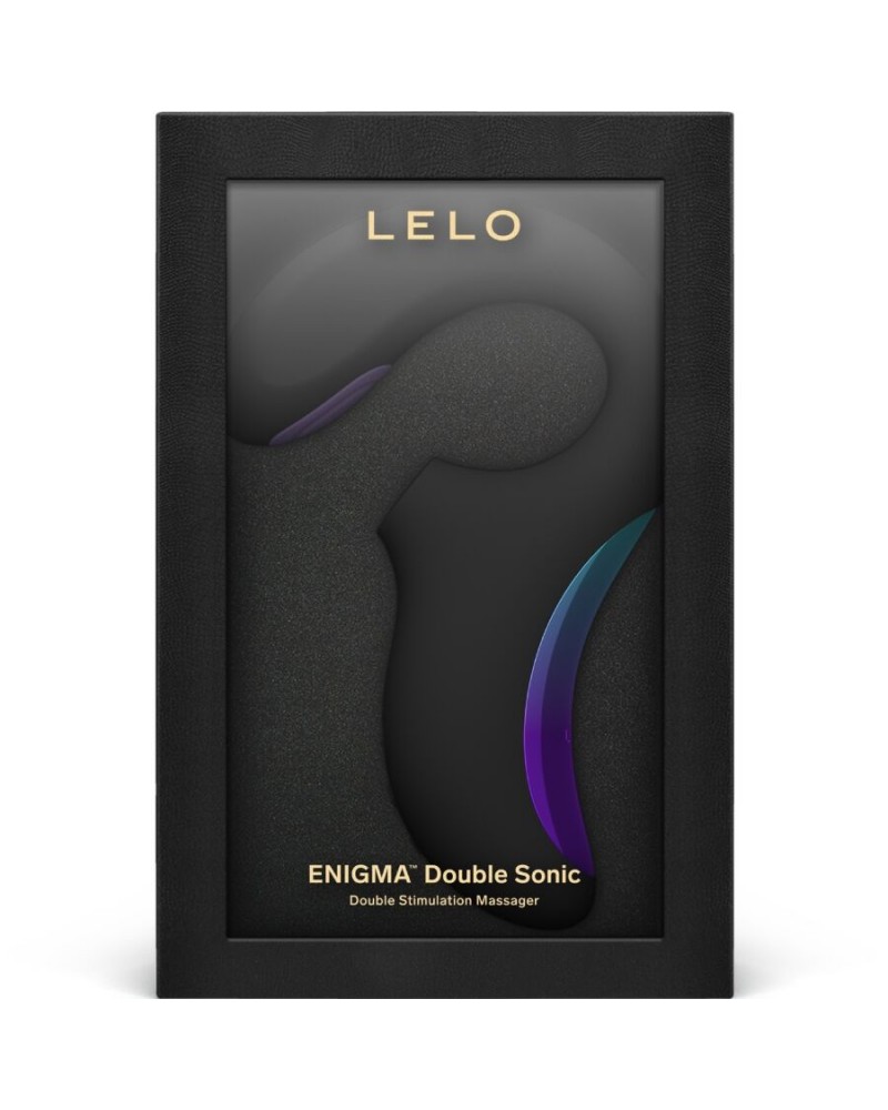 LELO - ENIGMA DOUBLE SONIC VIBRATOR POINT G NERO