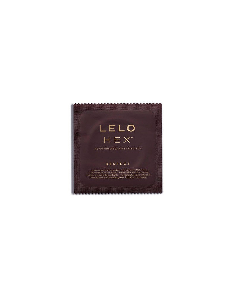 LELO HEX CONDOMS RESPECT XL 3 PACK