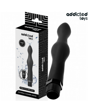 ADDICTED TOYS - PULITORE ANALE CON ADATTATORE UNIVERSALE MODELLO 3