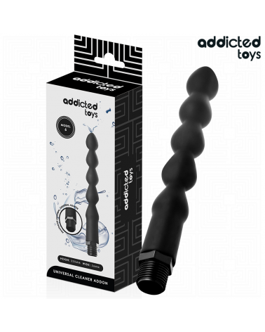 ADDICTED TOYS - PULITORE ANALE CON ADATTATORE UNIVERSALE MODELLO 6