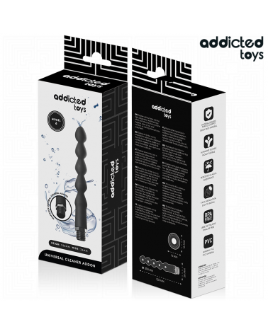 ADDICTED TOYS - PULITORE ANALE CON ADATTATORE UNIVERSALE MODELLO 6