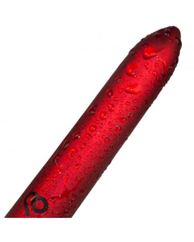 ROCKS-OFF - PROIETTILE VIBRANTE RICARICABILE ROSSO PAPAVERO