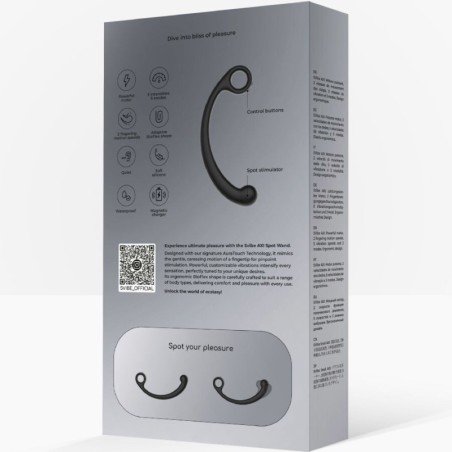 SNAIL VIBE - BACCHETTA PER MASSAGGIO VIBRANTE AXI NERA