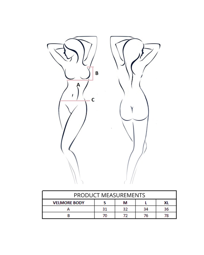 PASSION - VELMORE BODY NERO L/XL
