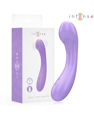 INTENSE - VIBRATORE BECKY 19 CM RISCALDABILE 7 VIBRAZIONI VIOLA
