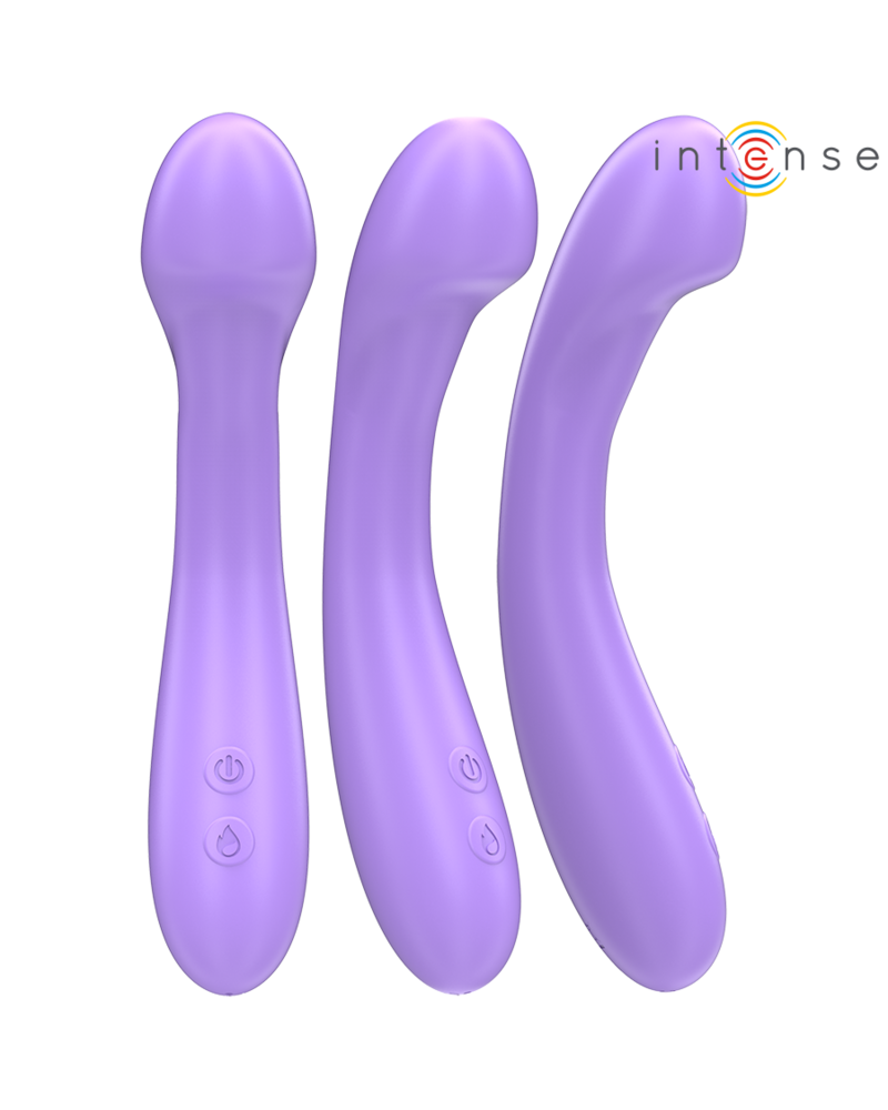 INTENSE - VIBRATORE BECKY 19 CM RISCALDABILE 7 VIBRAZIONI VIOLA