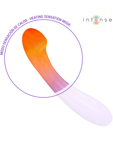 INTENSE - VIBRATORE BECKY 19 CM RISCALDABILE 7 VIBRAZIONI VIOLA