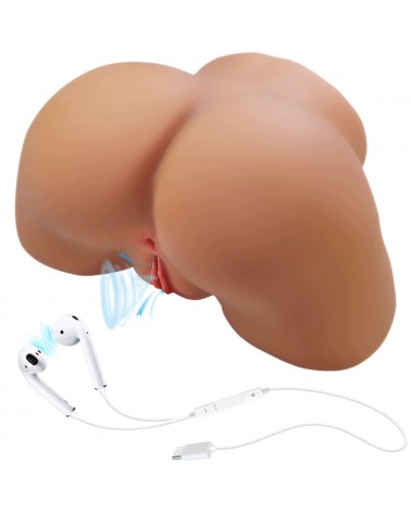 CRAZY BULL - ILANA VIBRATORE E SUCCHIATORE REALISTICO PER POLSO FEMMINILE CON SUONO 6,8 KG