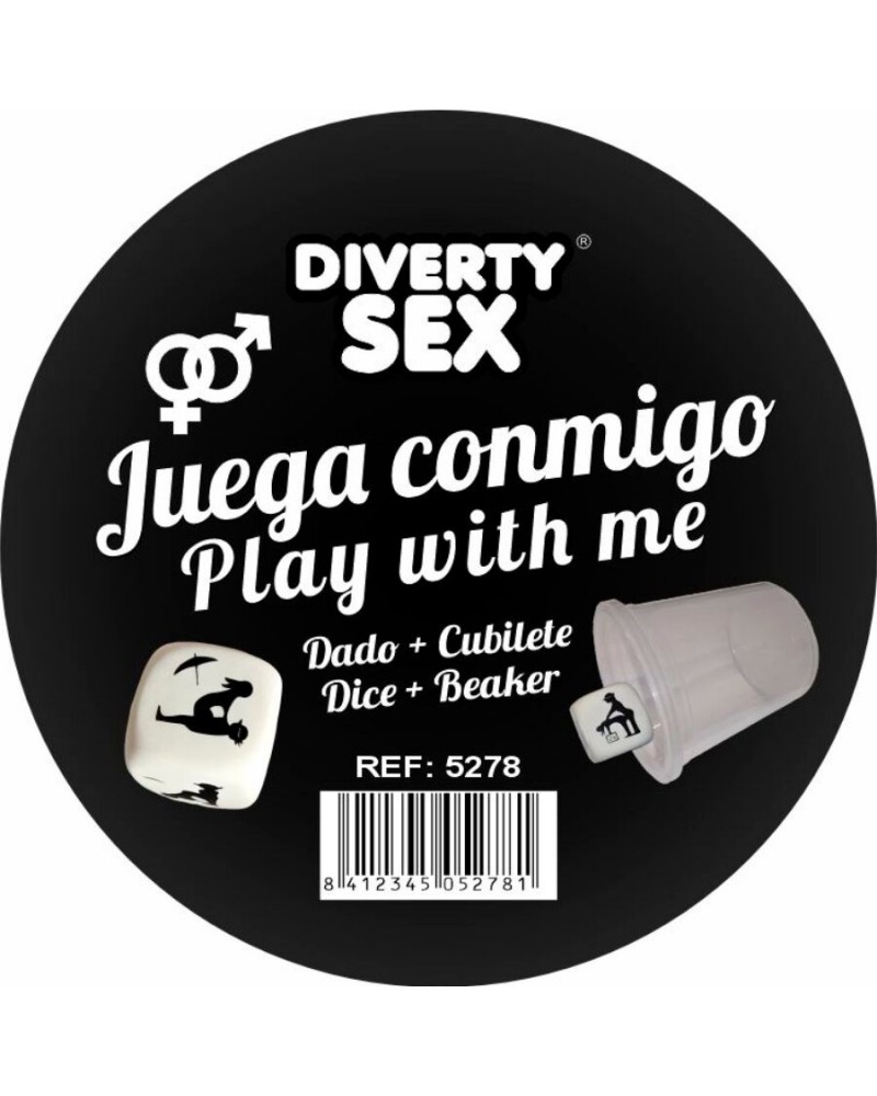 DIABLO PICANTE - DADI BIANCHI DURI CON POSIZIONI E CUBO