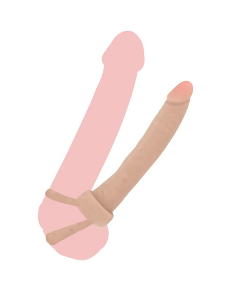 GET REAL - PENETRATORE ANALE IN SILICONE DOUBLE TROUBLE 16 CM