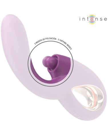 INTENSE - LALI VIBRATORE MULTIFUNZIONE PUNTO G TAPPING  THRUST  VIBRATION VIOLA