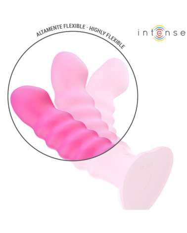 INTENSE - VIBRATORE CINDY TAGLIA L DESIGN A SPIRALE 10 VIBRAZIONI ROSA TELECOMANDO