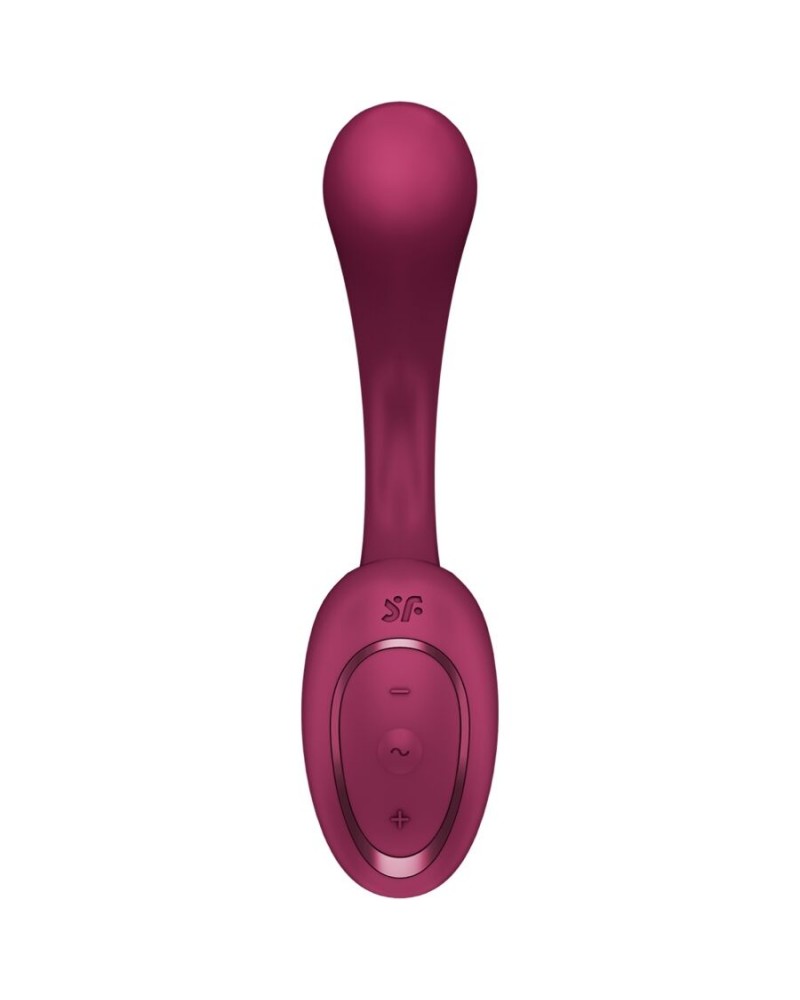 SATISFYER - G PER DEA 2 VIBRATORE CONIGLIO BOTTIGLIA BORDEAUX