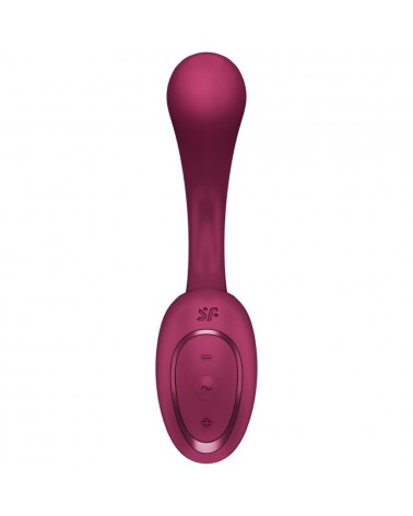 SATISFYER - G PER DEA 2 VIBRATORE CONIGLIO BOTTIGLIA BORDEAUX