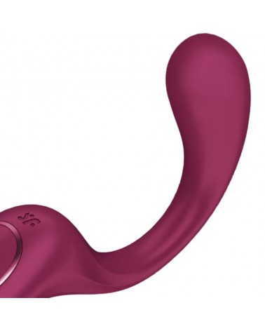 SATISFYER - G PER DEA 2 VIBRATORE CONIGLIO BOTTIGLIA BORDEAUX