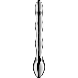 SATISFYER - DILDO A DOPPIA ESTREMITÀ IN ACCIAIO INOX COSMIC CREST 2 2