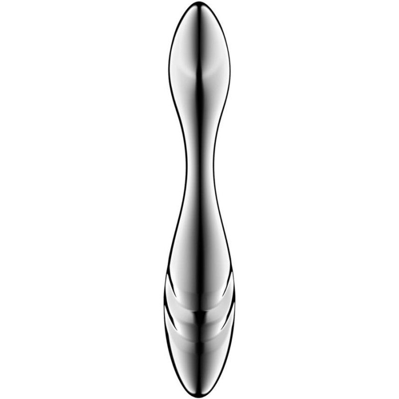 SATISFYER - DILDO A DOPPIA ESTREMITÀ IN ACCIAIO INOX PURE GRAVITY 3