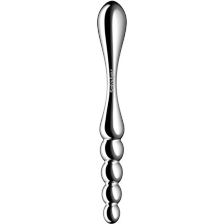 SATISFYER - DILDO A DOPPIA ESTREMITÀ IN ACCIAIO INOX STAR FORCE 1