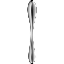 SATISFYER - DILDO A DOPPIA ESTREMITÀ IN ACCIAIO INOX STAR FORCE 3 2