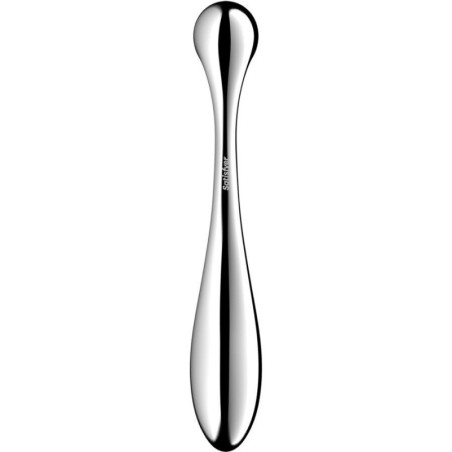 SATISFYER - DILDO A DOPPIA ESTREMITÀ IN ACCIAIO INOX STAR FORCE 4
