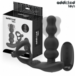 ADDICTED TOYS - MASSAGGIATORE PROSTATICO ROTANTE CON TELECOMANDO
