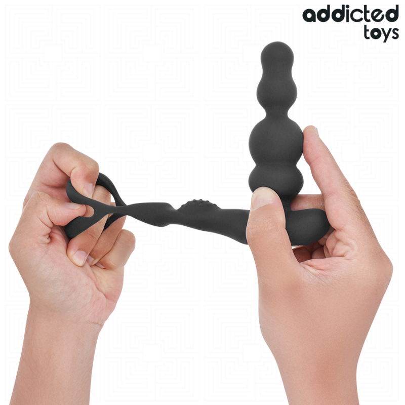 ADDICTED TOYS - MASSAGGIATORE PROSTATICO ROTANTE CON TELECOMANDO