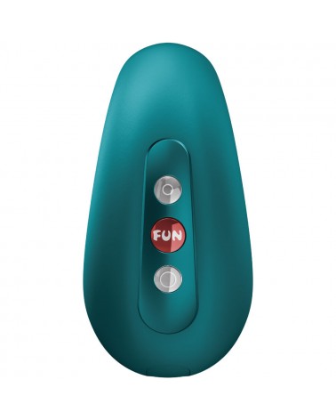 FUN FACTORY - CHERIE DOUBLE AIR PULSE VIBRATORE BOTTIGLIA VERDE