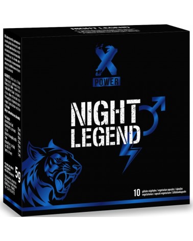 XPOWER - NIGHT LEGEND STIMOLANTE AD AZIONE RAPIDA PER EREZIONE E PRESTAZIONI 10 CAPSULE