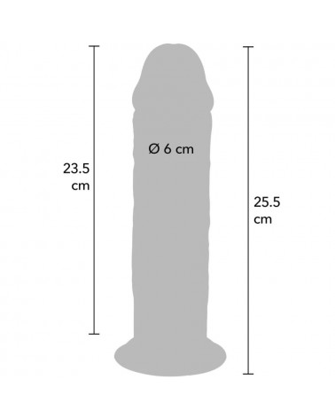 GET REAL - DONG DELUXE IN TPE A DOPPIA DENSITÀ 25,5 CM