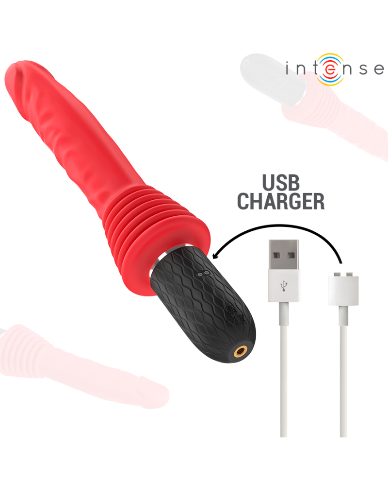 INTENSE - VIBRATORE A SPINTA CYNTHIA CON TELECOMANDO